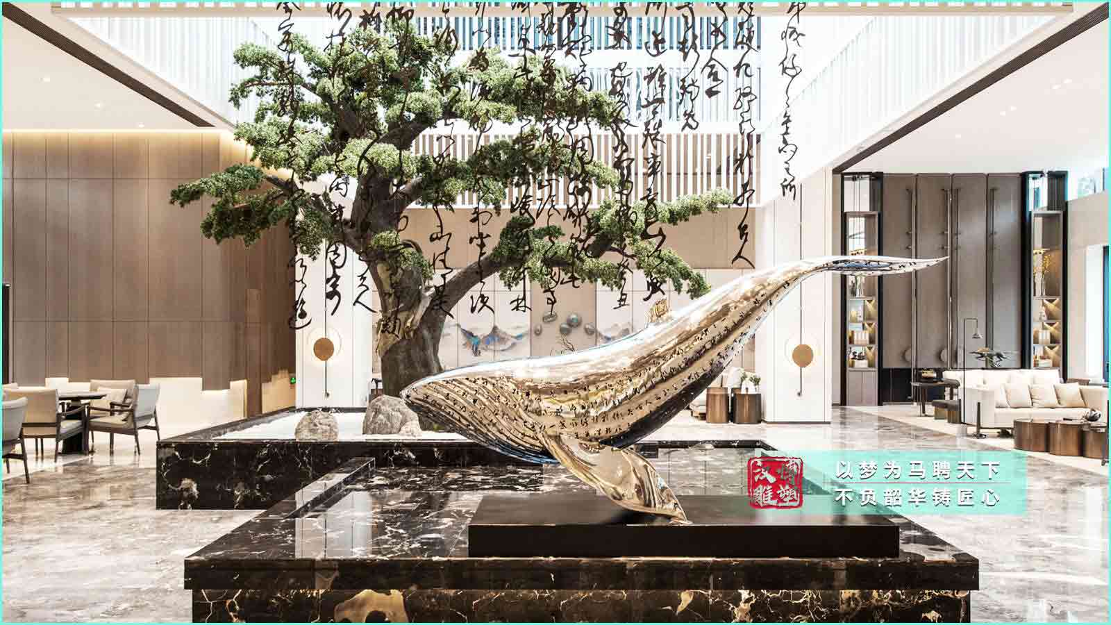 不銹鋼鯨魚(yú)雕塑,城市園林不銹鋼景觀(guān),鏡面雕塑定制廠(chǎng)家